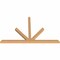 Ekena Millwork Saratoga Timber Gable Bracket, Western Red Cedar, 84"W x 53"H x 3 1/2"D x 3 1/2"F, 15/12 Pitch GBW084X53X0404SAR00SWR - alternate 4
